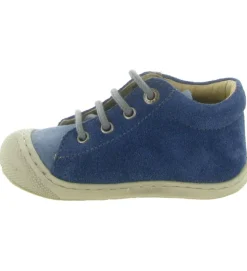 pre marche du 16 au 23 - Semelle souple - bebe garcon - Cuir - Bleu Marine - Naturino