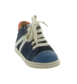 pre marche du 16 au 23 - Semelle souple - bebe garcon - Cuir - Bleu - Babybotte