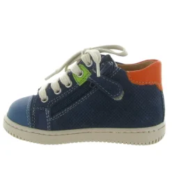 pre marche du 16 au 23 - Semelle souple - bebe garcon - Cuir - Bleu - Babybotte