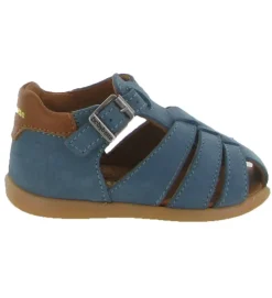 pre marche du 16 au 23 - Semelle souple - bebe garcon - Cuir - Bleu - Babybotte