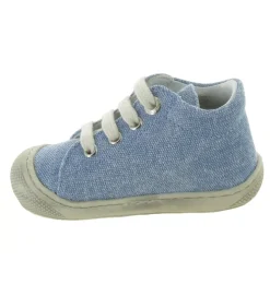 pre marche du 16 au 23 - Semelle souple - bebe garcon - Cuir - Bleu - Naturino