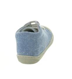 pre marche du 16 au 23 - Semelle souple - bebe garcon - Cuir - Bleu - Naturino