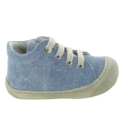 pre marche du 16 au 23 - Semelle souple - bebe garcon - Cuir - Bleu - Naturino