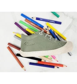 pre marche du 16 au 23 - Semelle souple - bebe garcon - Cuir - Vert - Naturino