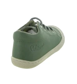 pre marche du 16 au 23 - Semelle souple - bebe garcon - Cuir - Vert - Naturino