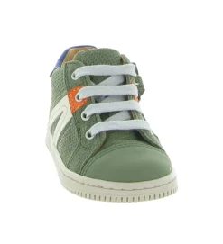 pre marche du 16 au 23 - Semelle souple - bebe garcon - Cuir - Vert - Babybotte
