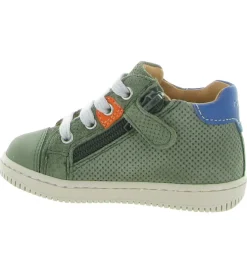 pre marche du 16 au 23 - Semelle souple - bebe garcon - Cuir - Vert - Babybotte