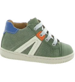 pre marche du 16 au 23 - Semelle souple - bebe garcon - Cuir - Vert - Babybotte