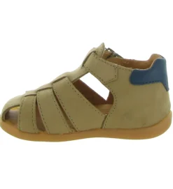 pre marche du 16 au 23 - Semelle souple - bebe garcon - Cuir - Camel - Babybotte