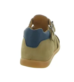 pre marche du 16 au 23 - Semelle souple - bebe garcon - Cuir - Camel - Babybotte