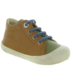 pre marche du 16 au 23 - Semelle souple - bebe garcon - Cuir - Marron - Naturino