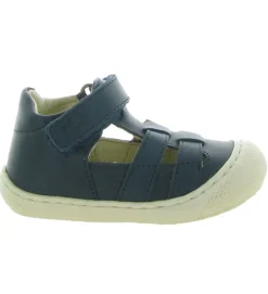 pre marche du 16 au 23 - Semelle souple - bebe garcon - Cuir - Bleu - Naturino