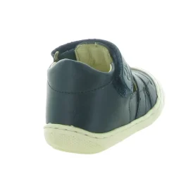 pre marche du 16 au 23 - Semelle souple - bebe garcon - Cuir - Bleu - Naturino
