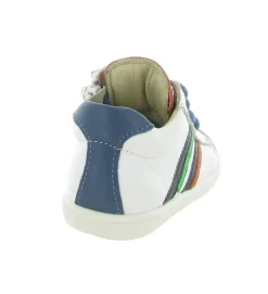 pre marche du 16 au 23 - Semelle souple - bebe garcon - Cuir - Blanc - Bellamy