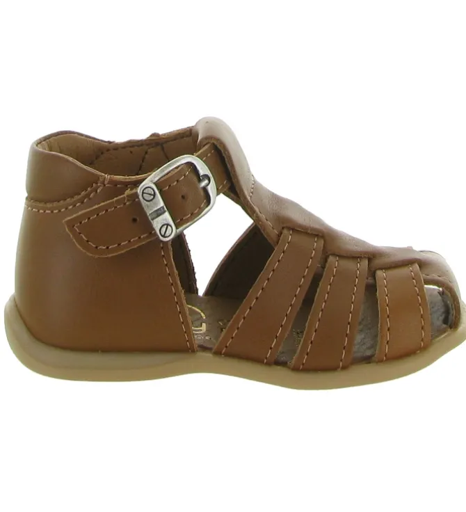pre marche du 16 au 23 - Semelle souple - bebe garcon - Cuir - Marron - Bellamy