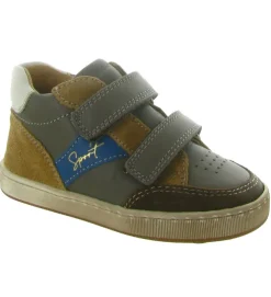 pre marche du 16 au 23 - Semelle souple - bebe garcon - Cuir - Taupe - Babybotte