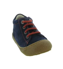 pre marche du 16 au 23 - Semelle souple - bebe garcon - Cuir - Bleu Marine - Naturino