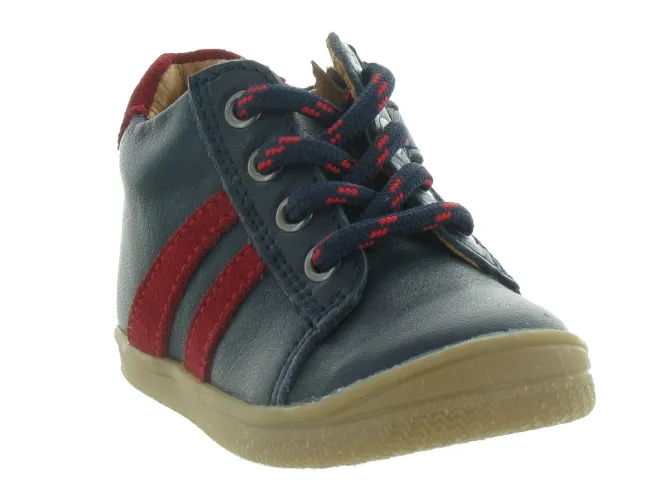 pre marche du 16 au 23 - Semelle souple - bebe garcon - Cuir - Bleu - Bellamy