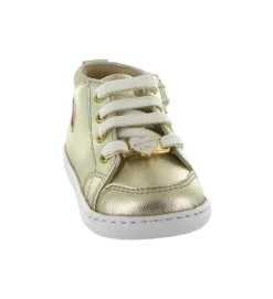 pre marche du 16 au 23 - Semelle souple - bebe fille - Nubuck - Or - Shoo pom