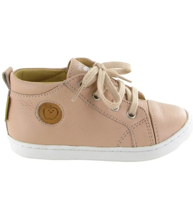 pre marche du 16 au 23 - Semelle souple - bebe fille - Nubuck - Rose - Shoo pom