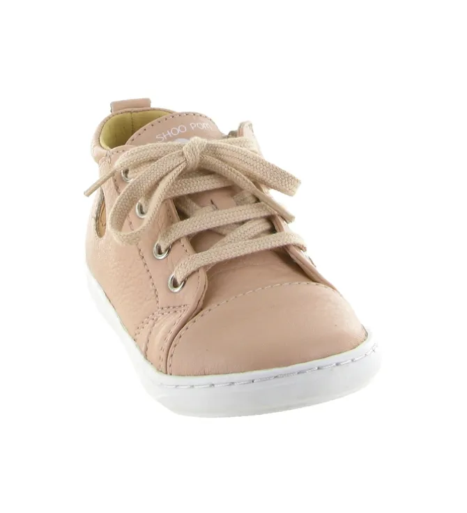 pre marche du 16 au 23 - Semelle souple - bebe fille - Nubuck - Rose - Shoo pom