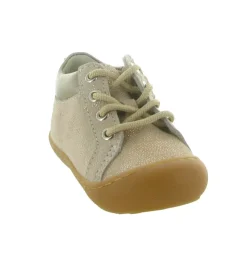 pre marche du 16 au 23 - Semelle souple - bebe fille - Cuir - Or - Bellamy