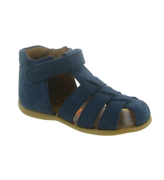 pre marche du 16 au 23 - Semelle souple - bebe fille - Cuir - Bleu - Bellamy