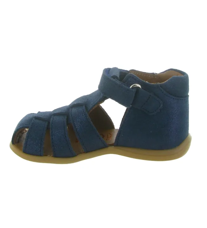 pre marche du 16 au 23 - Semelle souple - bebe fille - Cuir - Bleu - Bellamy
