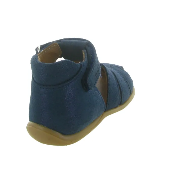 pre marche du 16 au 23 - Semelle souple - bebe fille - Cuir - Bleu - Bellamy