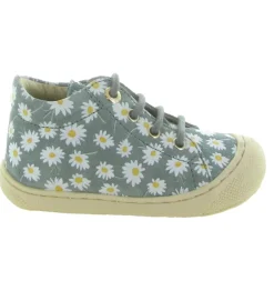 pre marche du 16 au 23 - Semelle souple - bebe fille - Cuir - Fleurs - Naturino