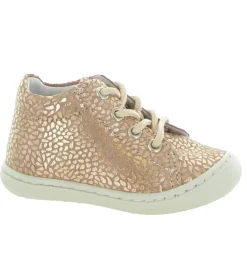 pre marche du 16 au 23 - Semelle souple - bebe fille - Cuir - Rose - Bellamy