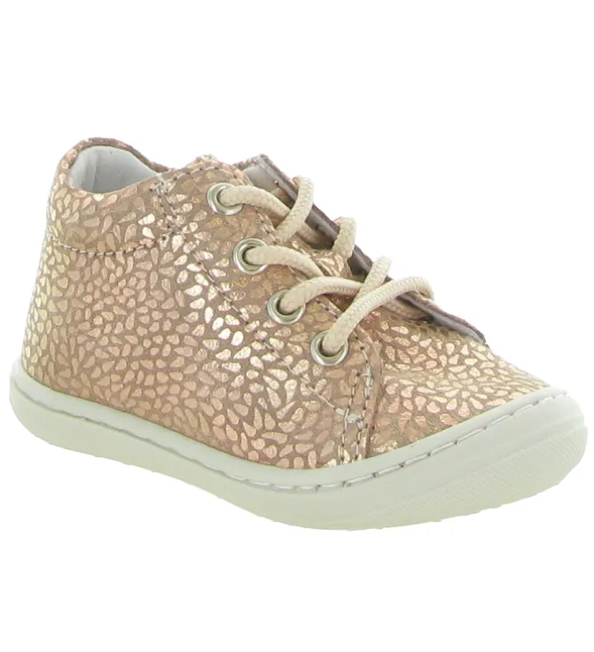 pre marche du 16 au 23 - Semelle souple - bebe fille - Cuir - Rose - Bellamy