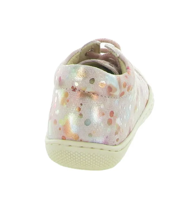pre marche du 16 au 23 - Semelle souple - bebe fille - Cuir laminé - Multicolor - Naturino
