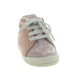 pre marche du 16 au 23 - Semelle souple - bebe fille - Cuir - Rose - Babybotte