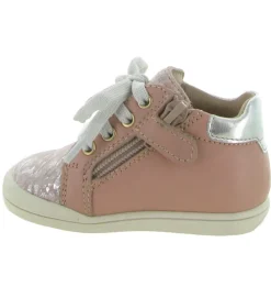 pre marche du 16 au 23 - Semelle souple - bebe fille - Cuir - Rose - Babybotte