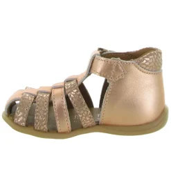 pre marche du 16 au 23 - Semelle souple - bebe fille - Cuir laminé - Rose - Bellamy