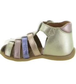 pre marche du 16 au 23 - Semelle souple - bebe fille - Cuir laminé - Or - Bellamy