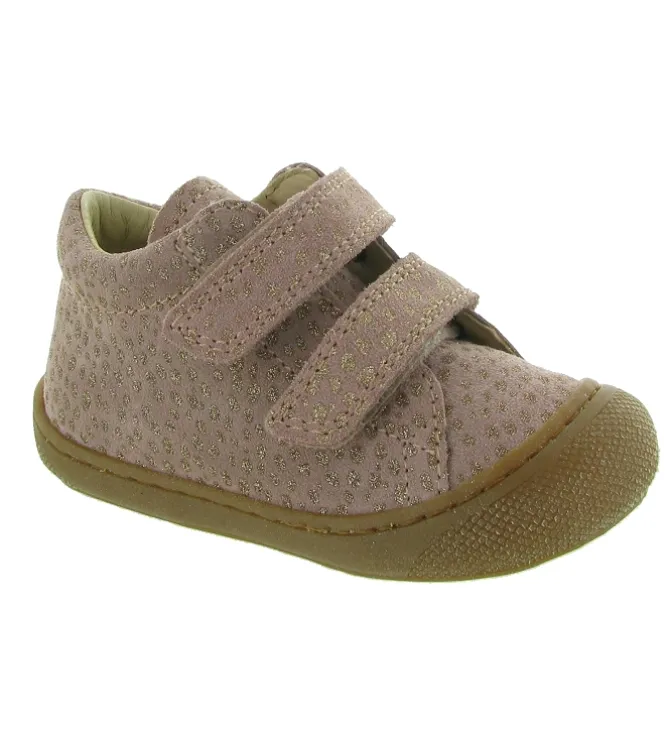 pre marche du 16 au 23 - Semelle souple - bebe fille - Cuir - Rose - Naturino