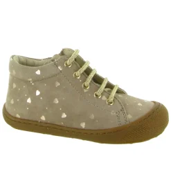 pre marche du 16 au 23 - Semelle souple - bebe fille - Cuir - Taupe - Naturino