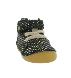 pre marche du 16 au 23 - Semelle souple - bebe fille - Cuir - Noir - Kickers
