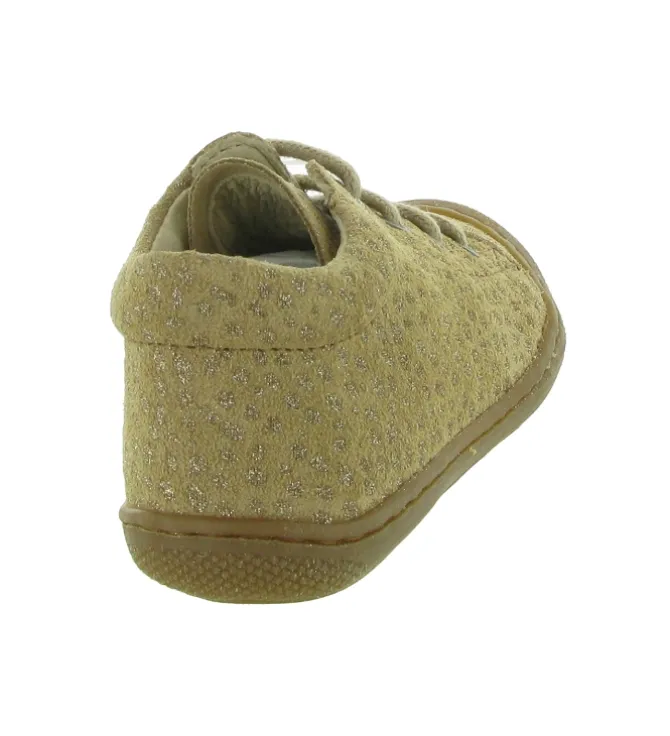 pre marche du 16 au 23 - Semelle souple - bebe fille - Cuir - Or - Naturino