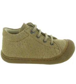 pre marche du 16 au 23 - Semelle souple - bebe fille - Cuir - Or - Naturino