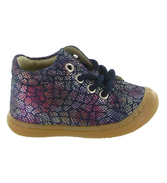 pre marche du 16 au 23 - Semelle souple - bebe fille - Cuir - Bleu - Bellamy