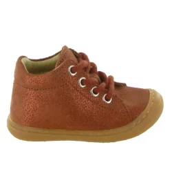 pre marche du 16 au 23 - Semelle souple - bebe fille - Cuir - Orange - Bellamy
