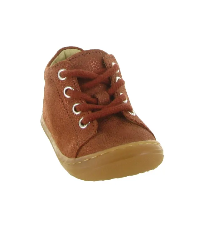 pre marche du 16 au 23 - Semelle souple - bebe fille - Cuir - Orange - Bellamy