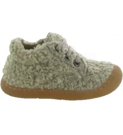 pre marche du 16 au 23 - Semelle souple - bebe fille - Cuir - Gris - Golosinas