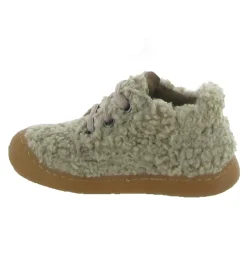 pre marche du 16 au 23 - Semelle souple - bebe fille - Cuir - Gris - Golosinas