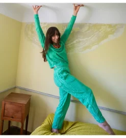 pull - MANCHE LONGUE - vetement femme - Coton - Vert - Graine