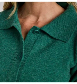 pull - MANCHE LONGUE - vetement femme - Coton - Vert - Graine