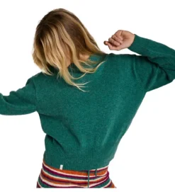 pull - MANCHE LONGUE - vetement femme - Coton - Vert - Graine